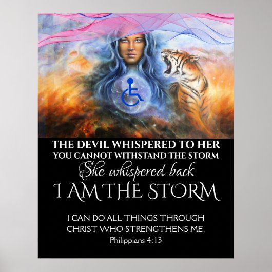 Poster Je Suis L'Affiche De La Tempête (Devant)