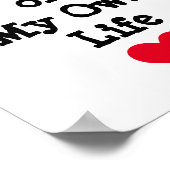 Poster Je suis l'amour de ma propre vie (Coin)