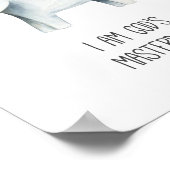 Poster Je suis le chef-d'oeuvre de Dieu Bible Verse Enfan (Coin)