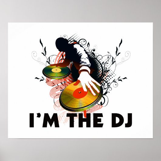 Poster Je suis le DJ Rockin Les Tourne-disques (Devant)