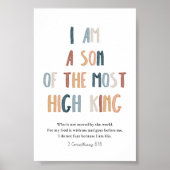 Poster Je suis le fils de l'affiche du roi le plus haut (Devant)