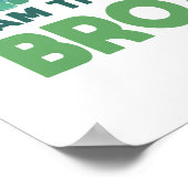 Poster Je suis le grand frère des garçons caricature de c (Coin)