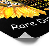 Poster Je suis le guerrier de la maladie rare de tempête (Coin)