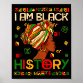 Poster Je suis le Mois de l'Histoire des Noirs Afro-Améri (Devant)
