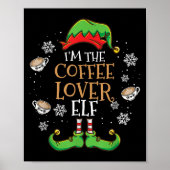 Poster Je Suis Le Noël De L'Elfe Du Café (Devant)