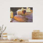 Poster "Je suis le pain de la vie" (Cuisine)