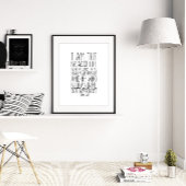 Poster Je Suis Le Pain De Vie, Jean 6:35