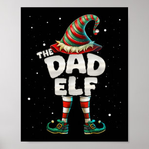 Poster Je suis le papa Elf Family Matching Group Noël