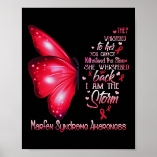 Poster Je Suis Le Papillon De Sensibilisation Au Syndrome