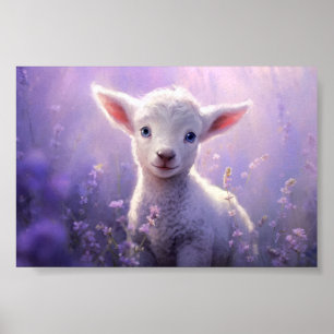 Poster Je Suis Le Petit Agneau De Jésus