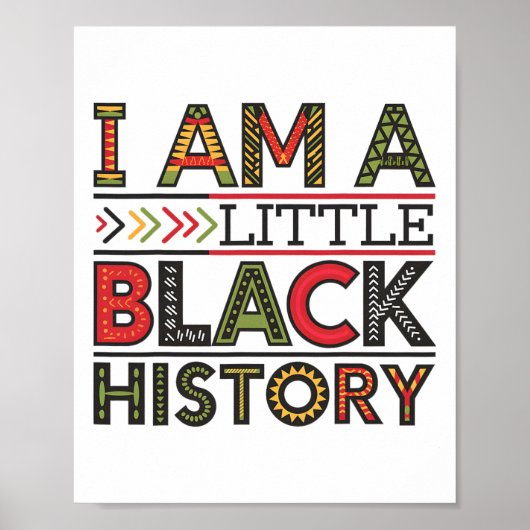 Poster Je suis le petit mois de l'histoire des Afro-Améri (Devant)