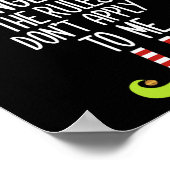 Poster Je suis le plus jeune elfe Les règles ne s'appliqu (Coin)