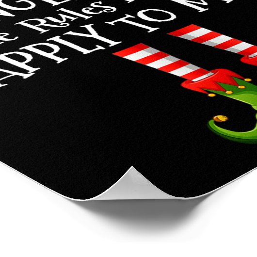 Poster Je suis le plus jeune elfe règles ne s'appliquent (Coin)