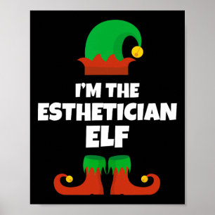 Poster Je suis le pyjama de Noël de la famille d'esthétic
