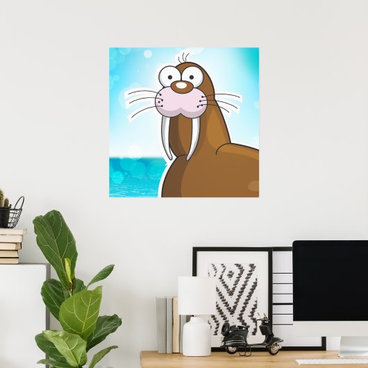 Poster Je SUIS le Walrus (Bureau à domicile)