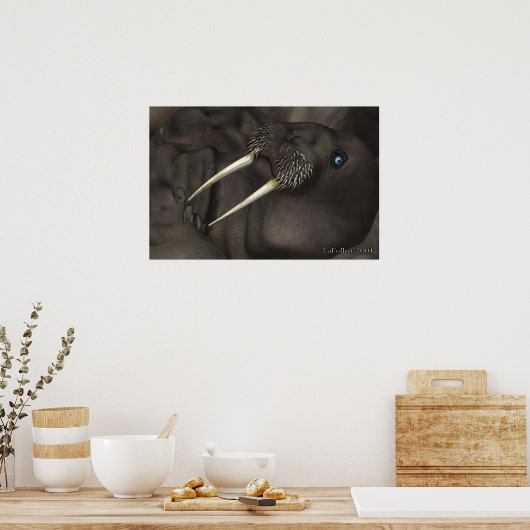 Poster Je Suis Le Walrus (Cuisine)