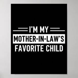 Poster Je suis l'enfant préféré de ma belle-mère, drôle d