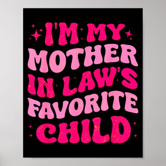 Poster Je suis l'enfant préféré de ma belle-mère, maman d (Devant)