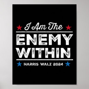 Poster Je Suis L'Ennemi Au Sein De Tee - Harris W 2024 Me