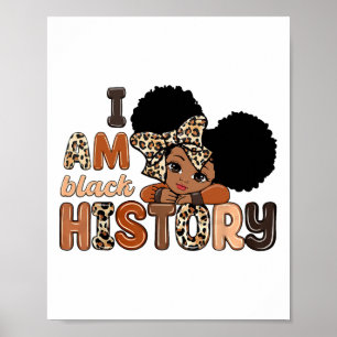 Poster Je suis l'histoire noire Célébration du Mois de l'