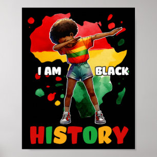 Poster Je suis l'histoire noire des enfants filles femmes