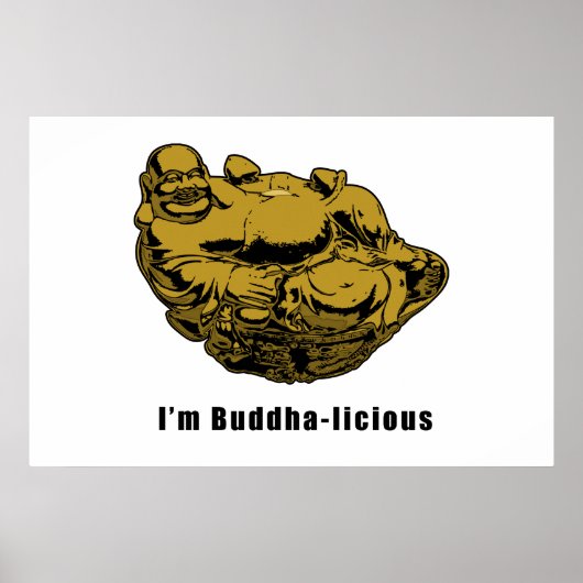 Poster Je suis licieux de Bouddha (Devant)