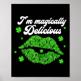 Poster je suis magiquement délicieux St. Patrick Day