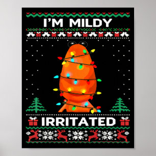 Poster Je suis Marcus le ver légèrement irrité Noël Fun