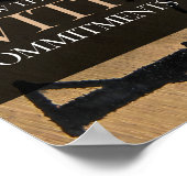 Poster "Je suis" Motivation Affirmation (Coin)