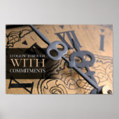 Poster "Je suis" Motivation Affirmation (Devant)