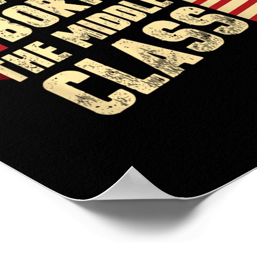 Poster Je Suis Né Au Moyen Cl Trump 2024 1 (Coin)