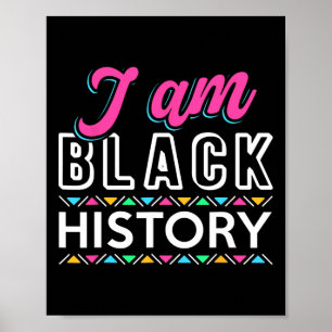 Poster Je Suis Noir Histoire Chemise Noir Histoire Mois A