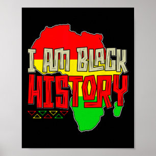 Poster Je Suis Noir Histoire Enfants Garçons Noir Histoir