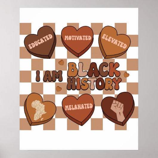 Poster Je suis noire d'histoire (Devant)