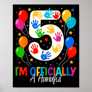 Poster Je Suis Officiellement Un Petit Diable Cinq 5ème A