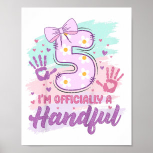 Poster Je Suis Officiellement Un Petit Paquet Cinq Nœud R