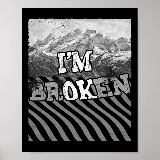 Poster Je suis OK Broken-im Broken (Devant)