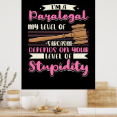 Poster Je Suis Parajuridique (Cuisine)