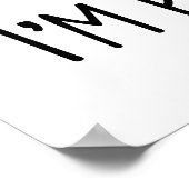 Poster Je suis Peelin Bon Amusant Fruit Pun (Coin)