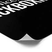 Poster Je suis plus gentil après le kickboxing - (Coin)