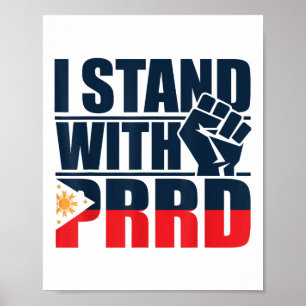Poster Je Suis Pour Duterte Vintage Libre Duterte