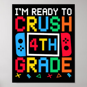 Poster Je suis prêt à écraser 4e année Ck à l'école Vidéo