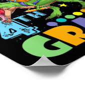 Poster Je suis prêt à écraser le dinosaure de 4e année de (Coin)