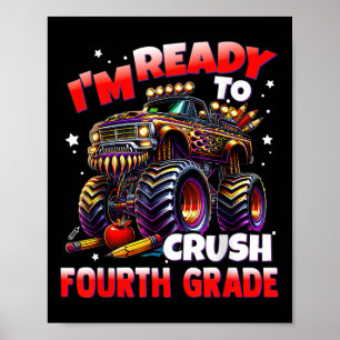 Poster Je suis prêt à écraser les garçons de 4e année de