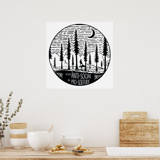 Poster Je suis Pro-Solitude (Cuisine)