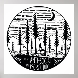 Poster Je suis Pro-Solitude