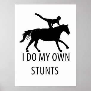 Poster Je Suis Propre Stunts Vaulting Horseriing