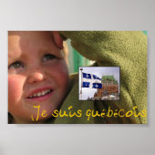 Poster je suis quebecois (Devant)