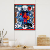 Poster Je Suis Recherché D'Être Un Homme Spatial (Cuisine)