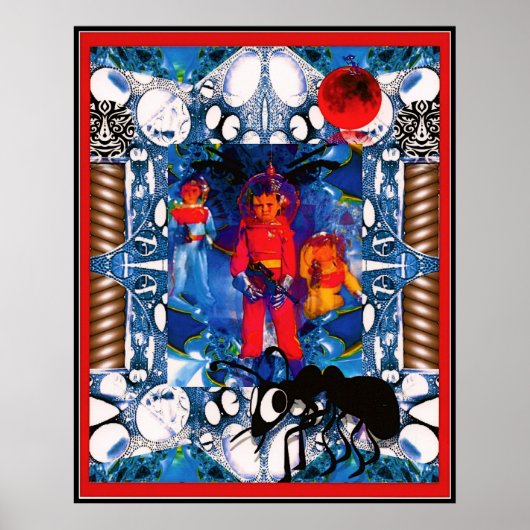 Poster Je Suis Recherché D'Être Un Homme Spatial (Devant)